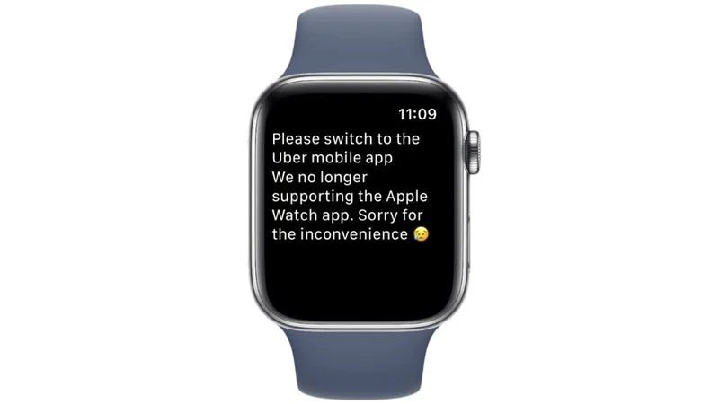 aplicação uber apple watch