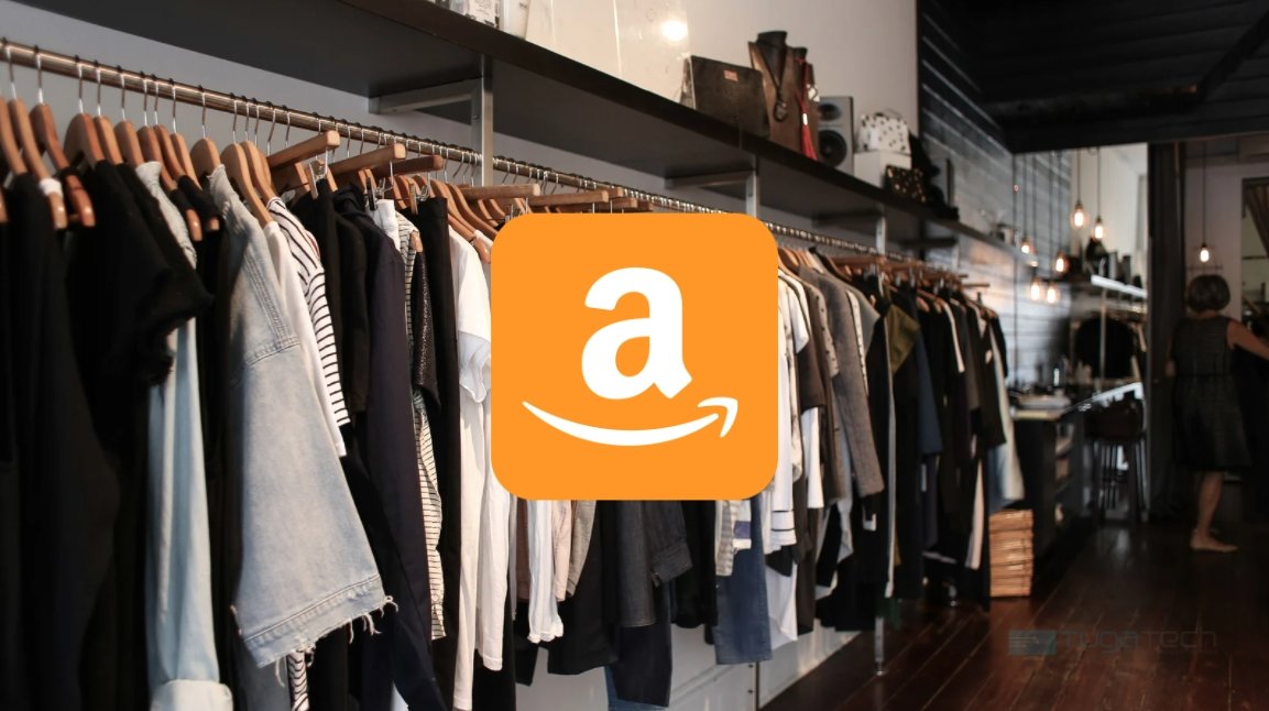 Amazon com loja de roupa