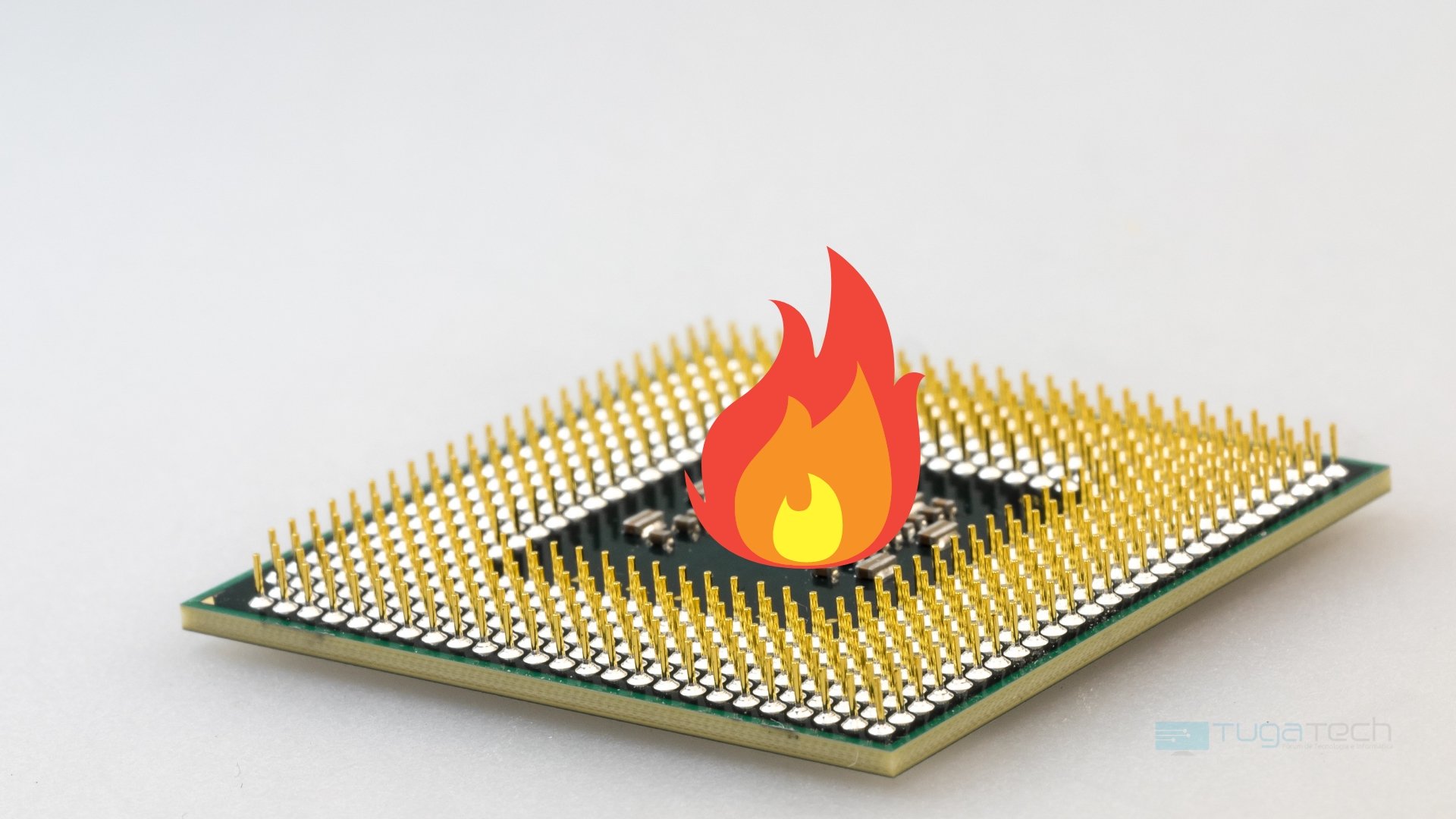Intel processador sobre fogo overclock