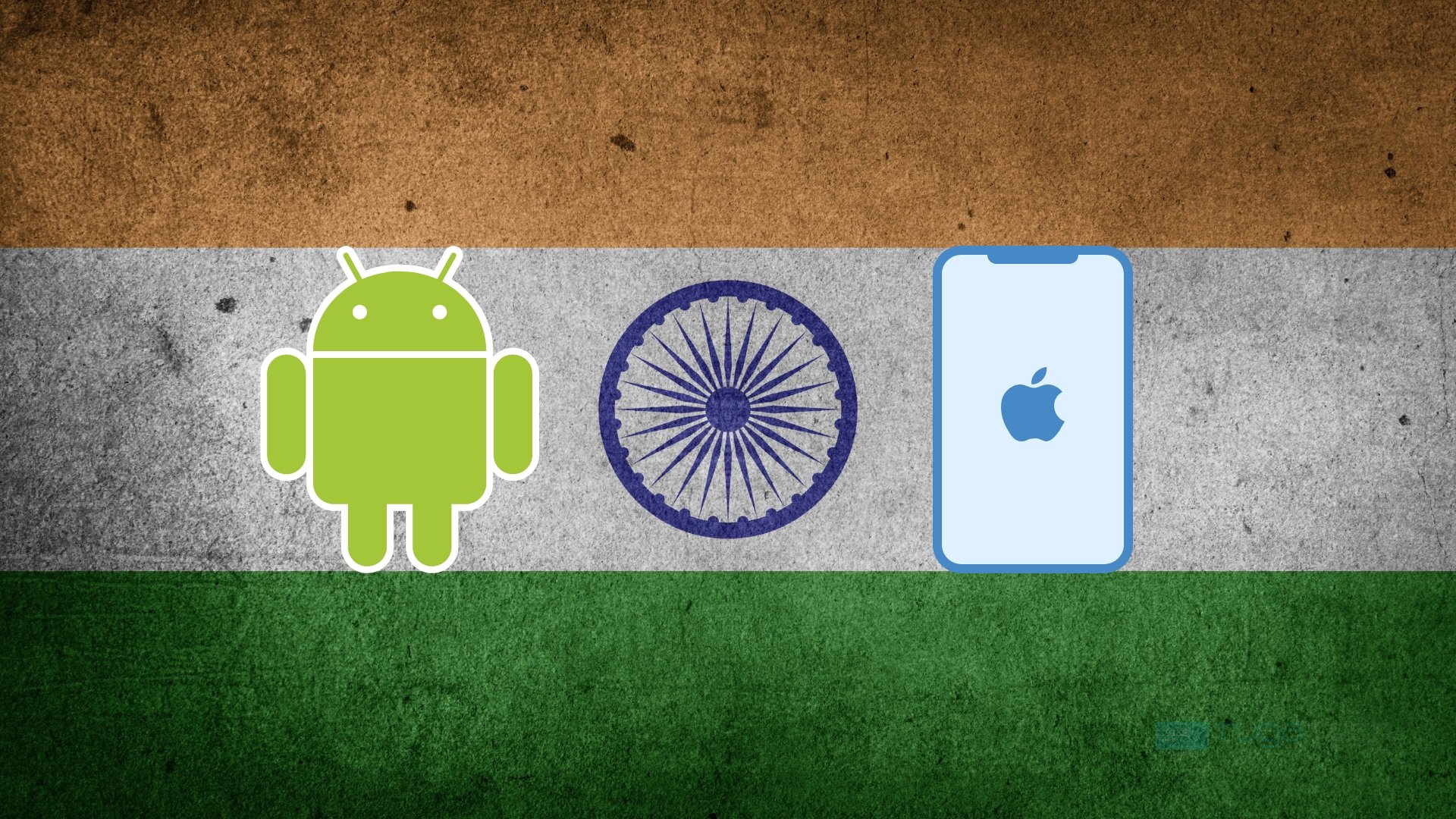 Índia com Android e iOS