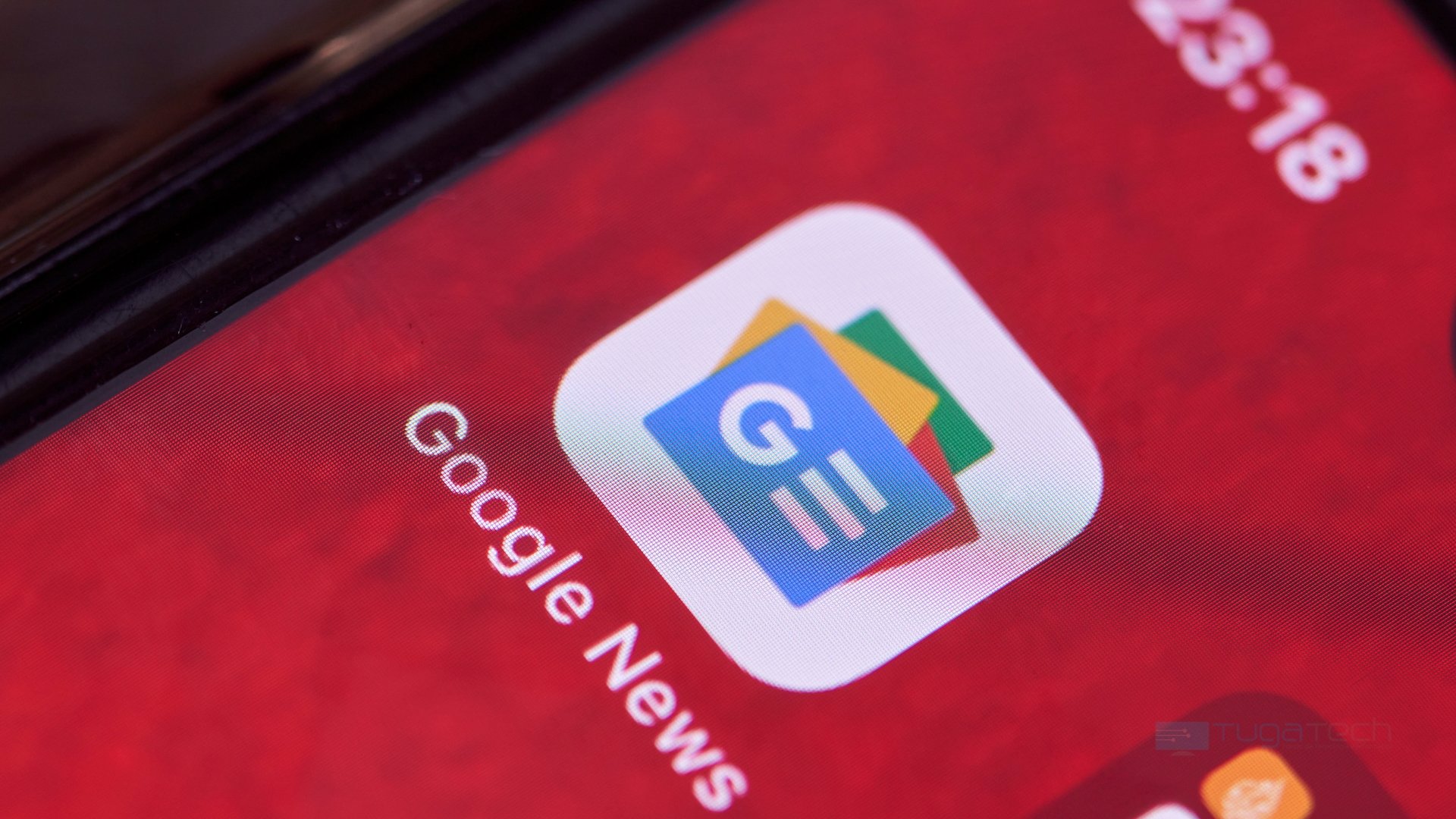 Google news em smartphone