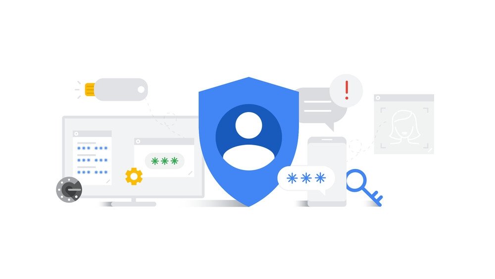 Segurança em conta da Google