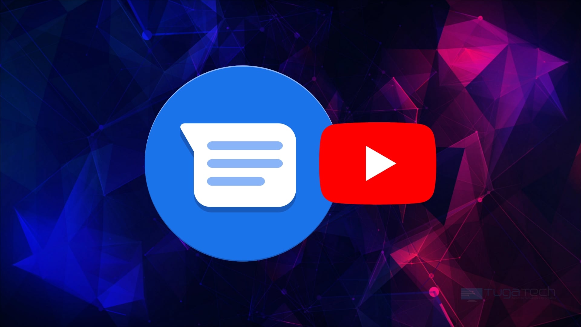 Mensagens da Google e Youtube