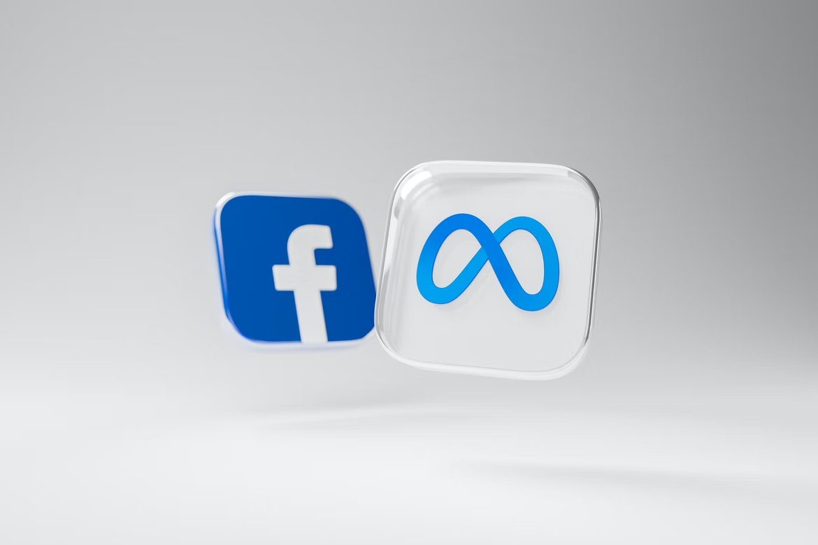 Meta e Facebook icones