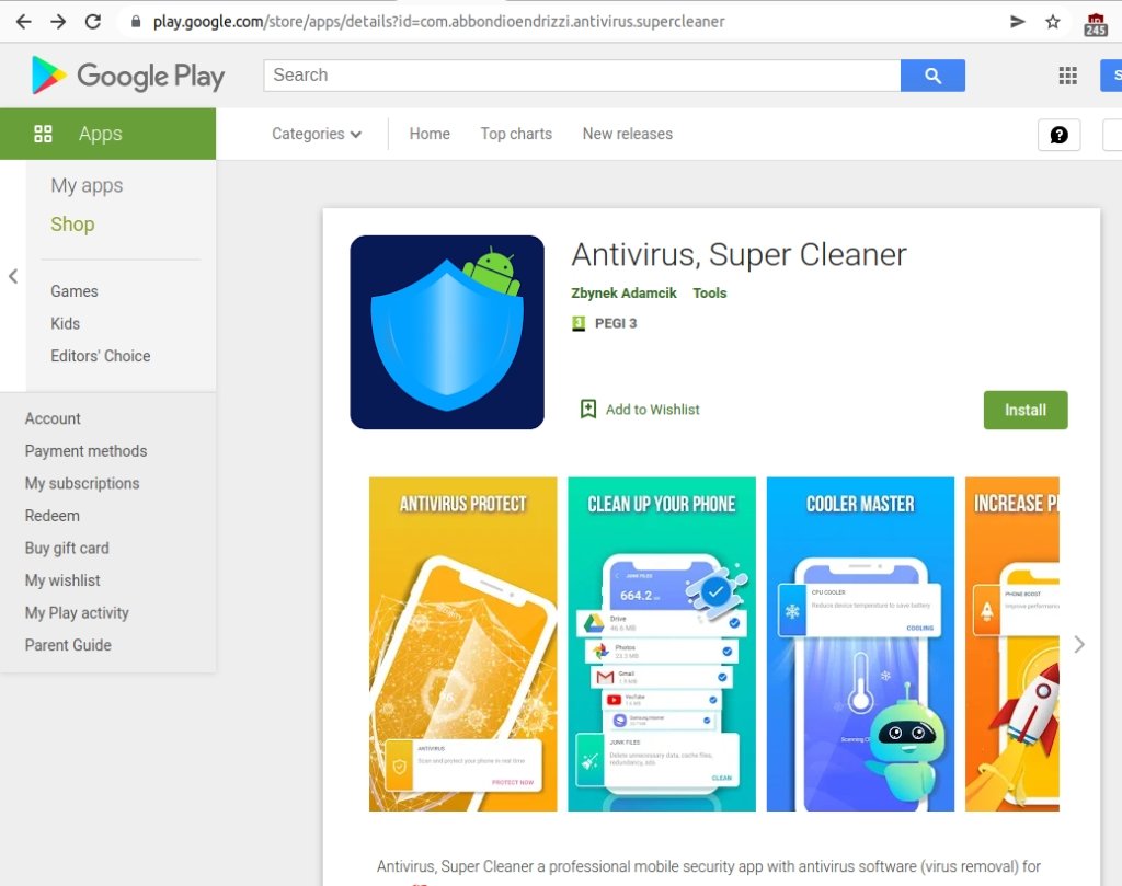 Malicious application discovered on the Play Store