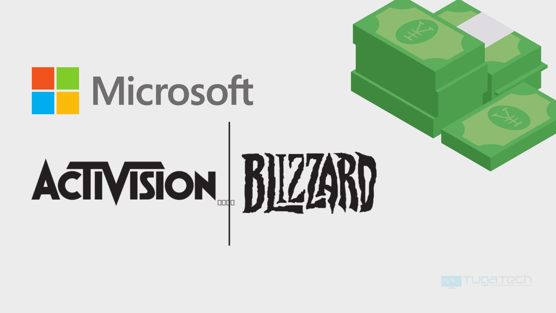 Microsoft e Activision com dinheiro
