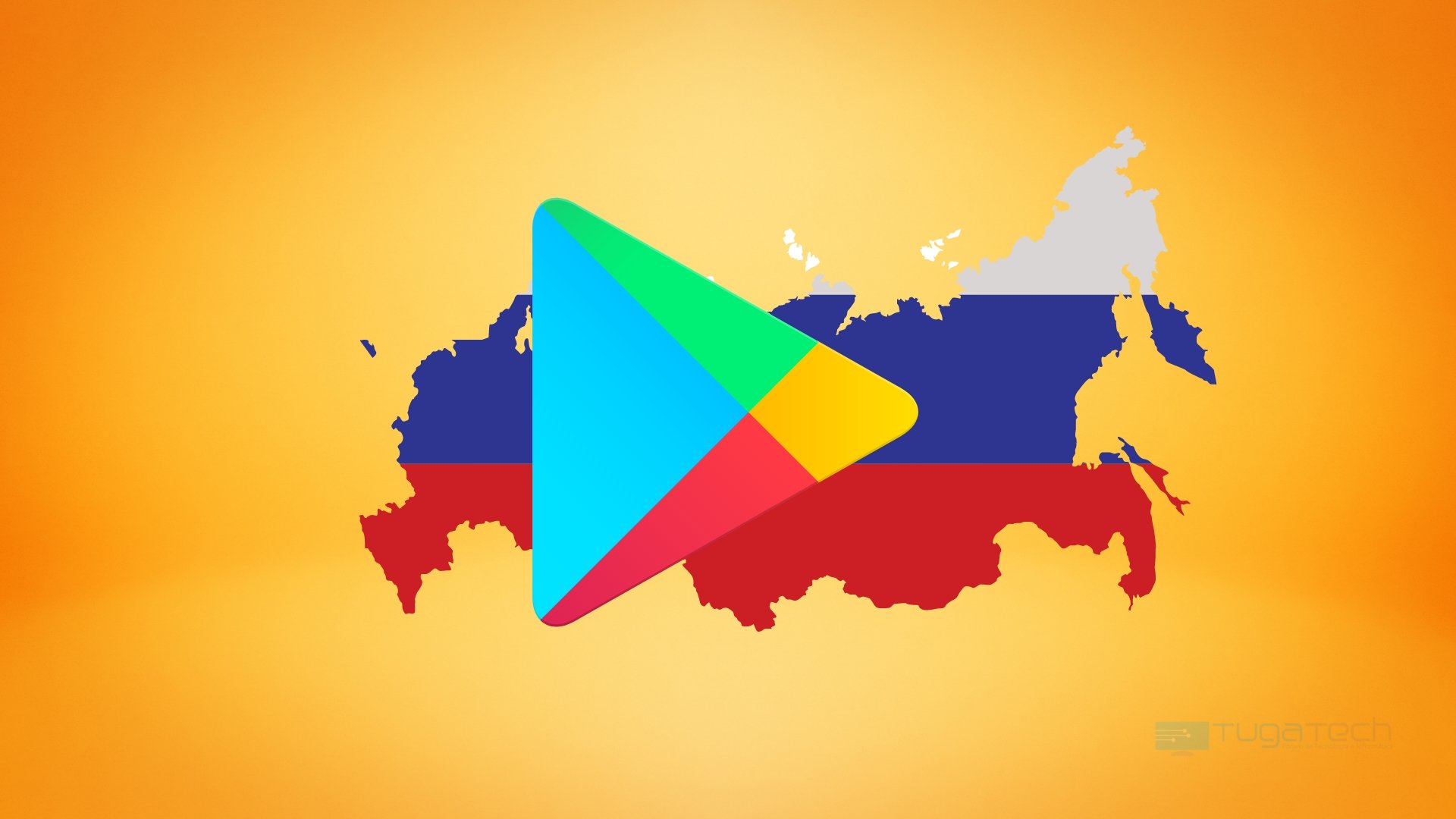 Google Play Store sobre a Rússia