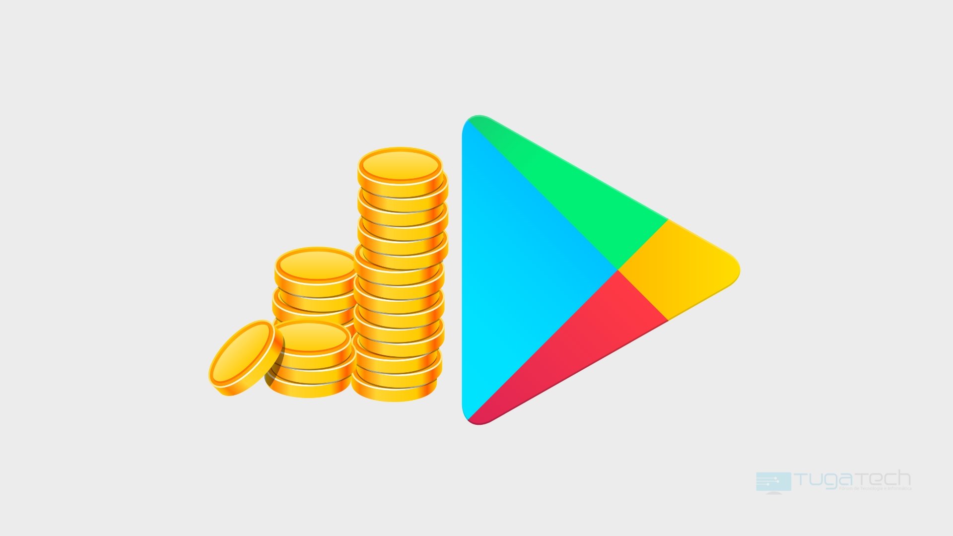 Google Play Store com dinheiro