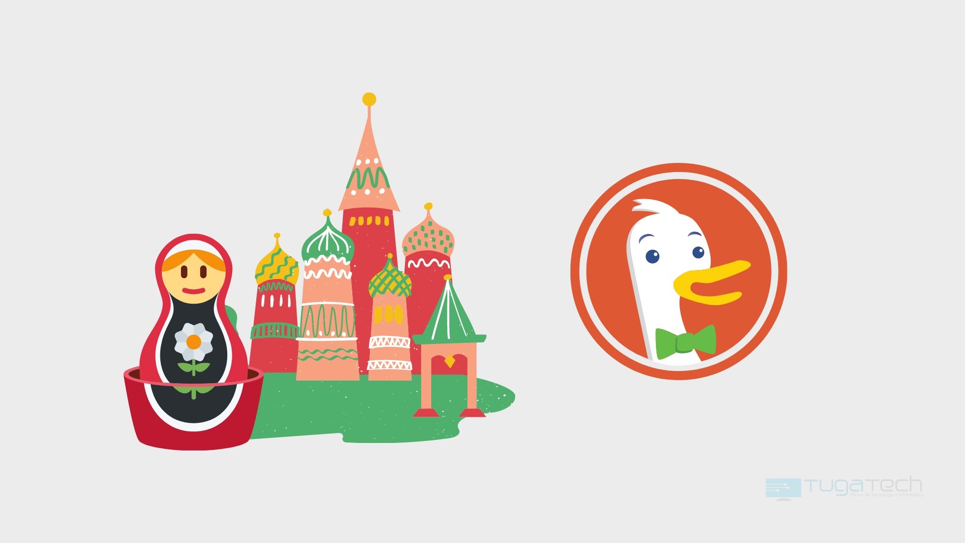 DuckDuckGo com pesquisas na Russia
