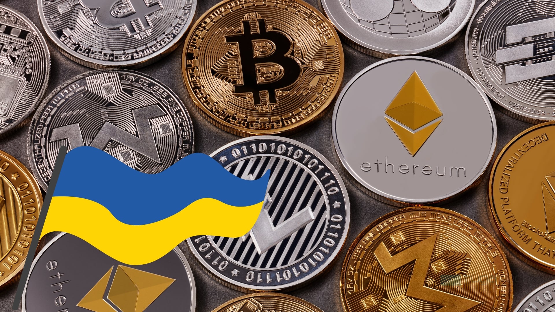 Ucrânia com o uso de criptomoedas