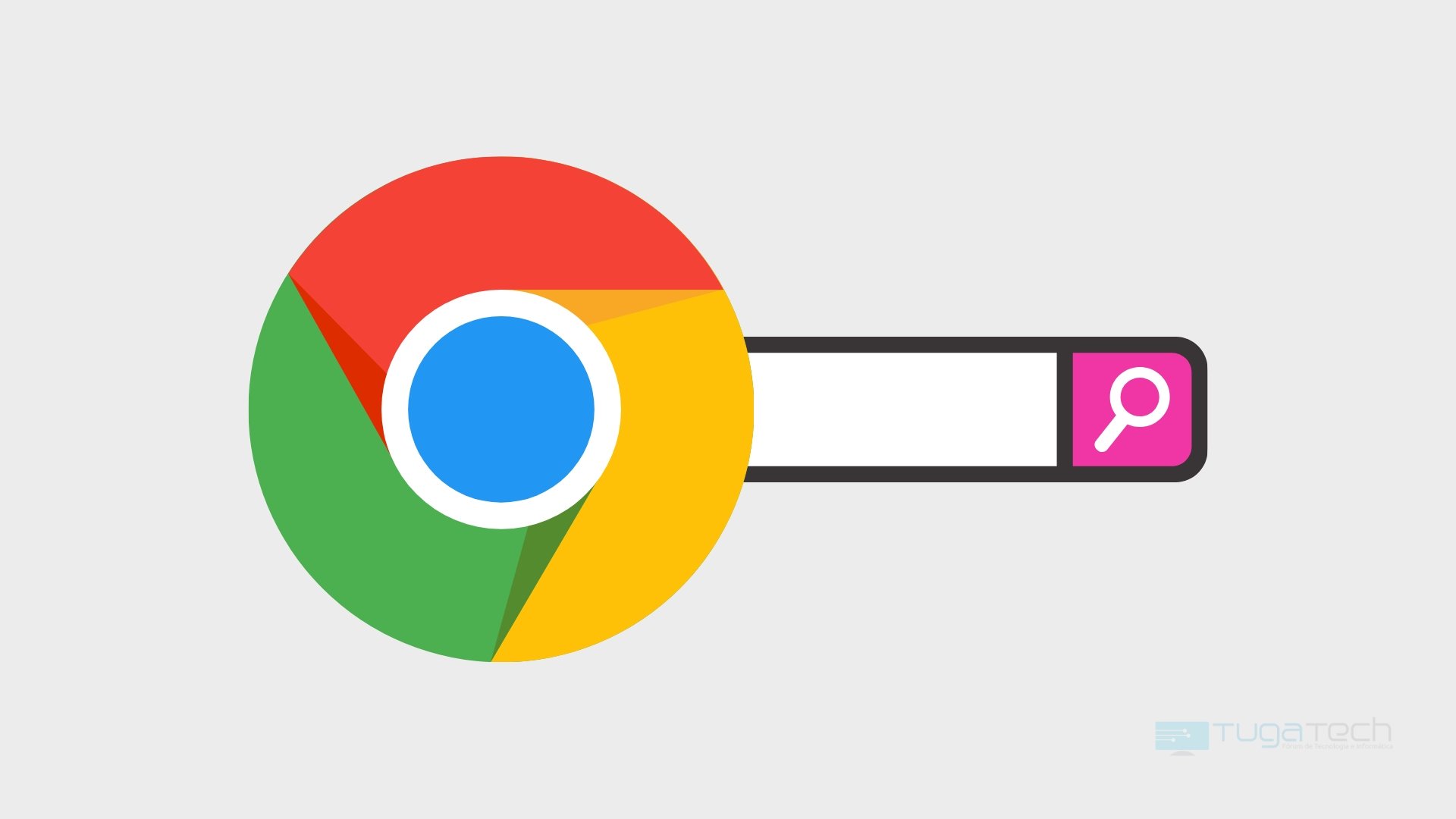 Google Chrome com pesquisa