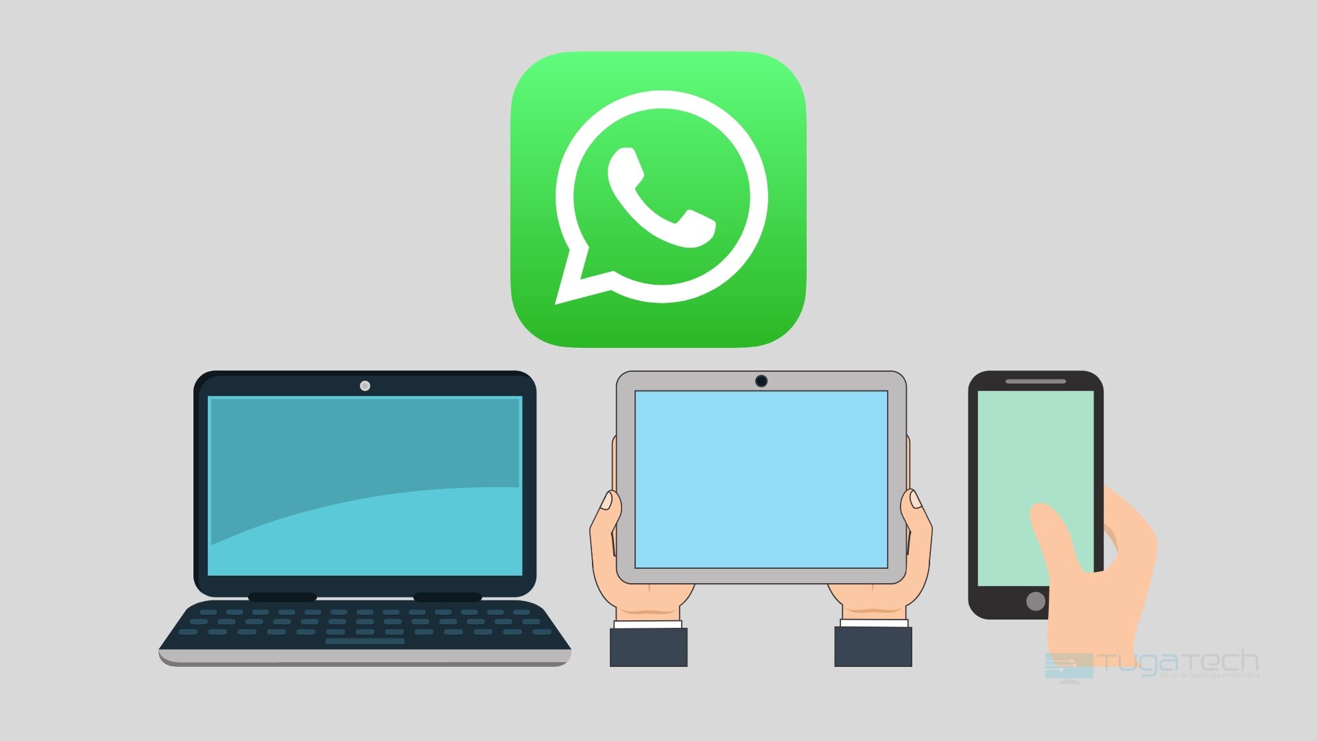 WhatsApp em diferentes equipamentos