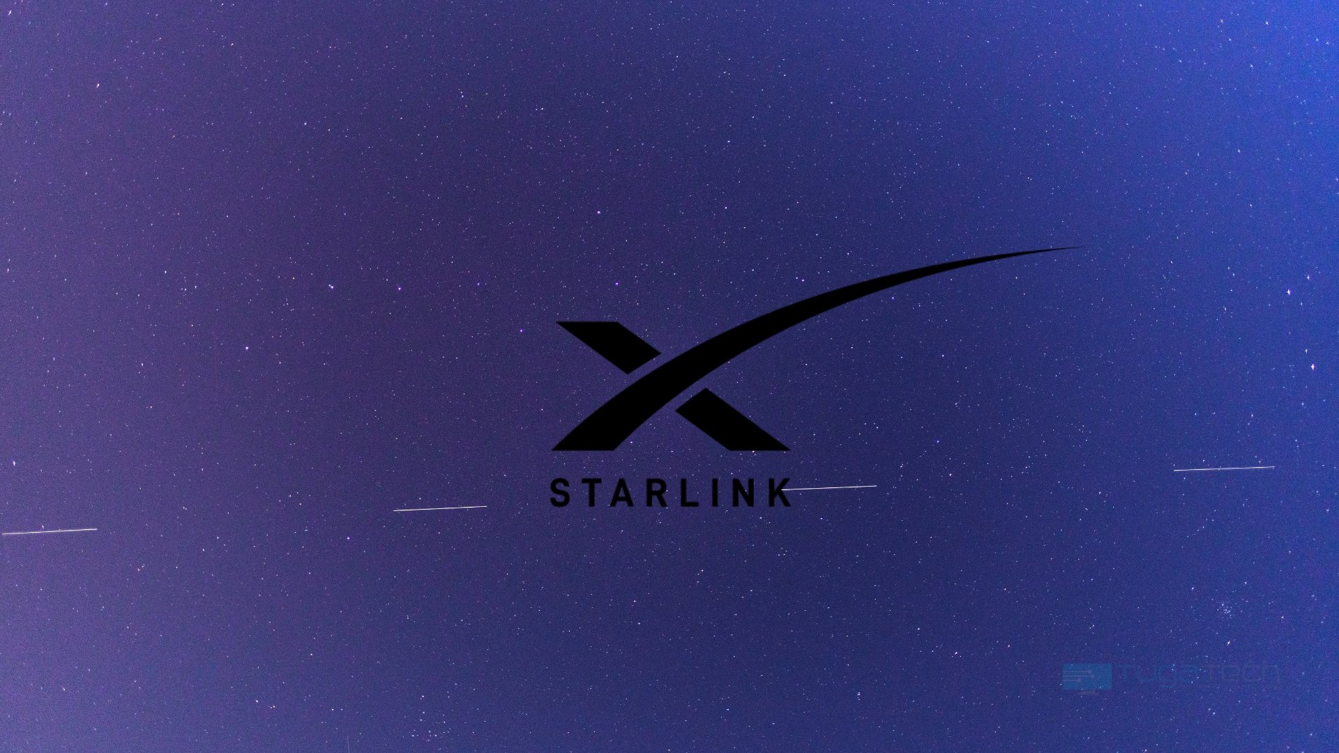 Starlink com fundo do espaço