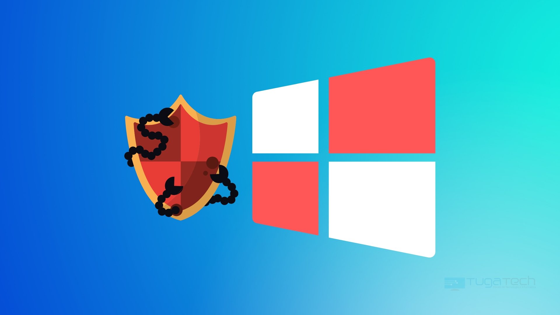 Malware com o logo do Windows