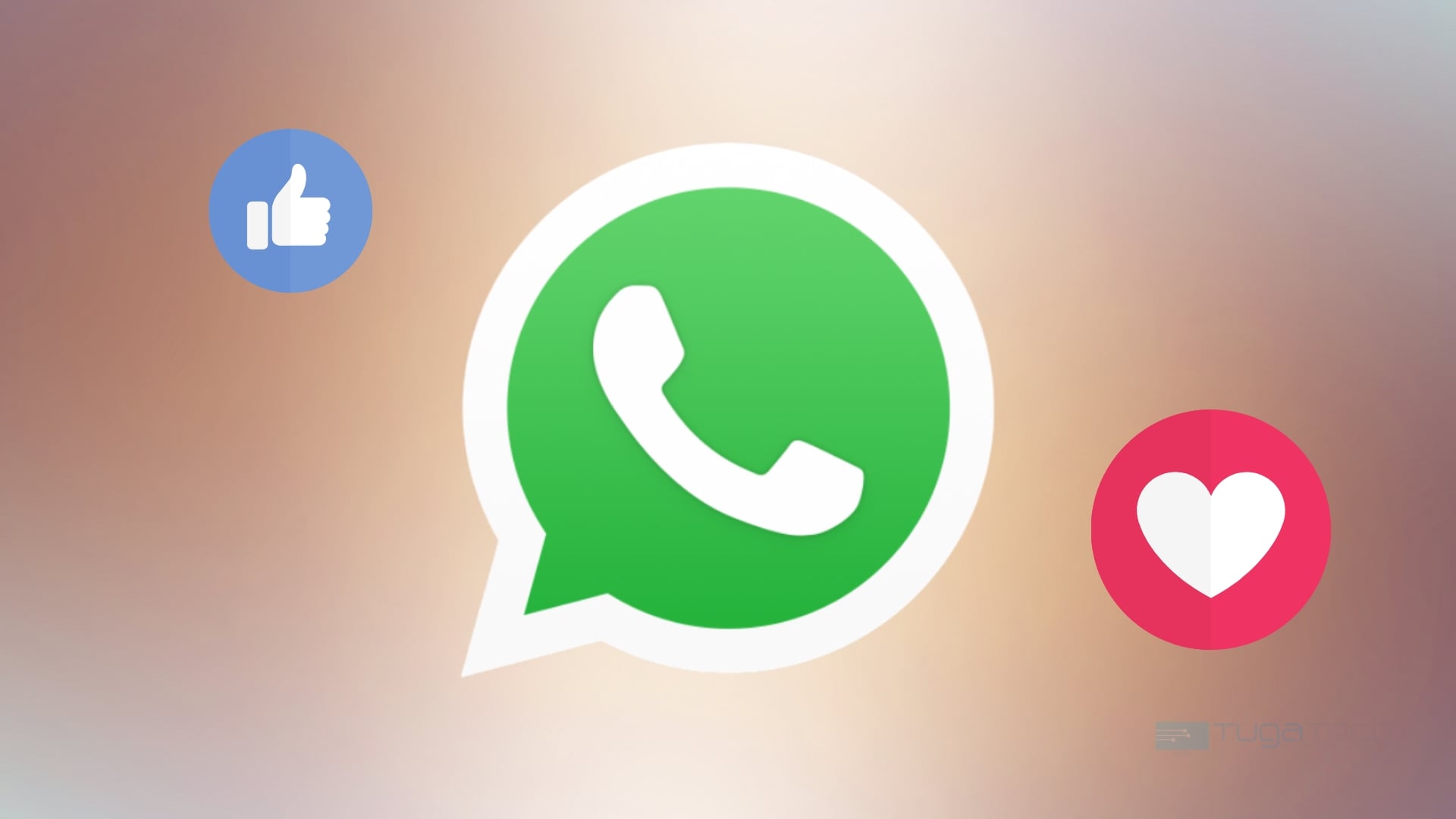 WhatsApp com reações