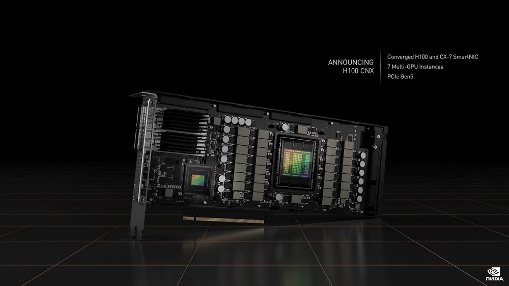 novo GPU Nvidia H100 CNX
