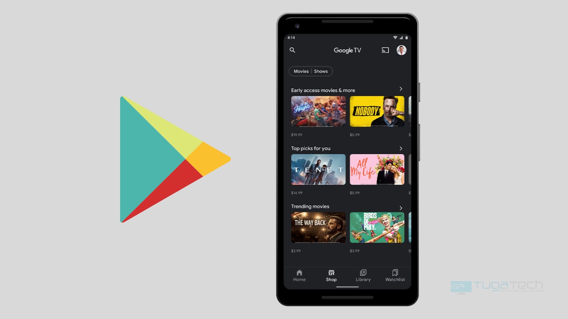 Google Play TV e Filmes