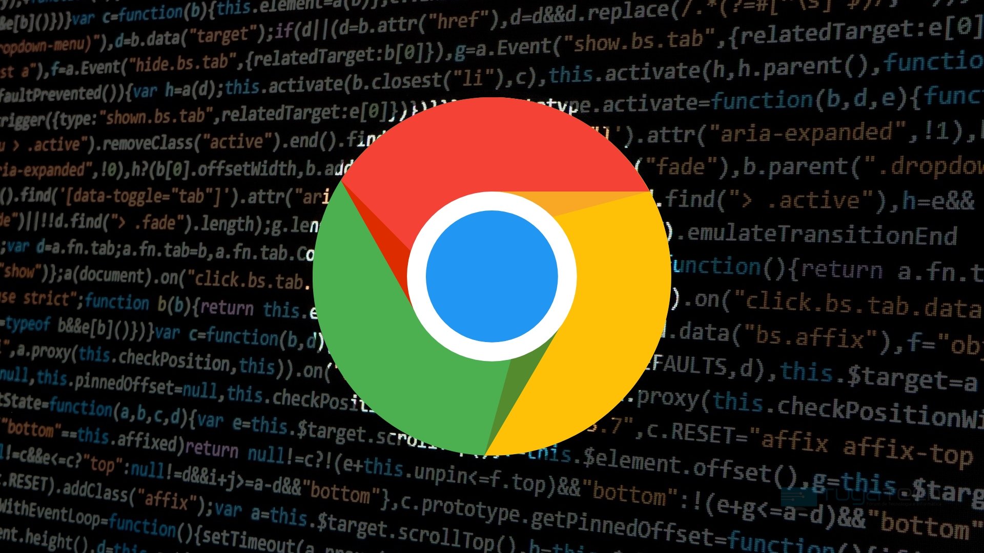 Google Chrome sobre código fonte