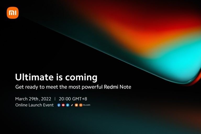 Convite da Xiaomi para novo evento
