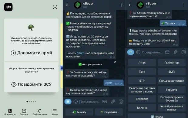 chatbot telegram da ucrânia