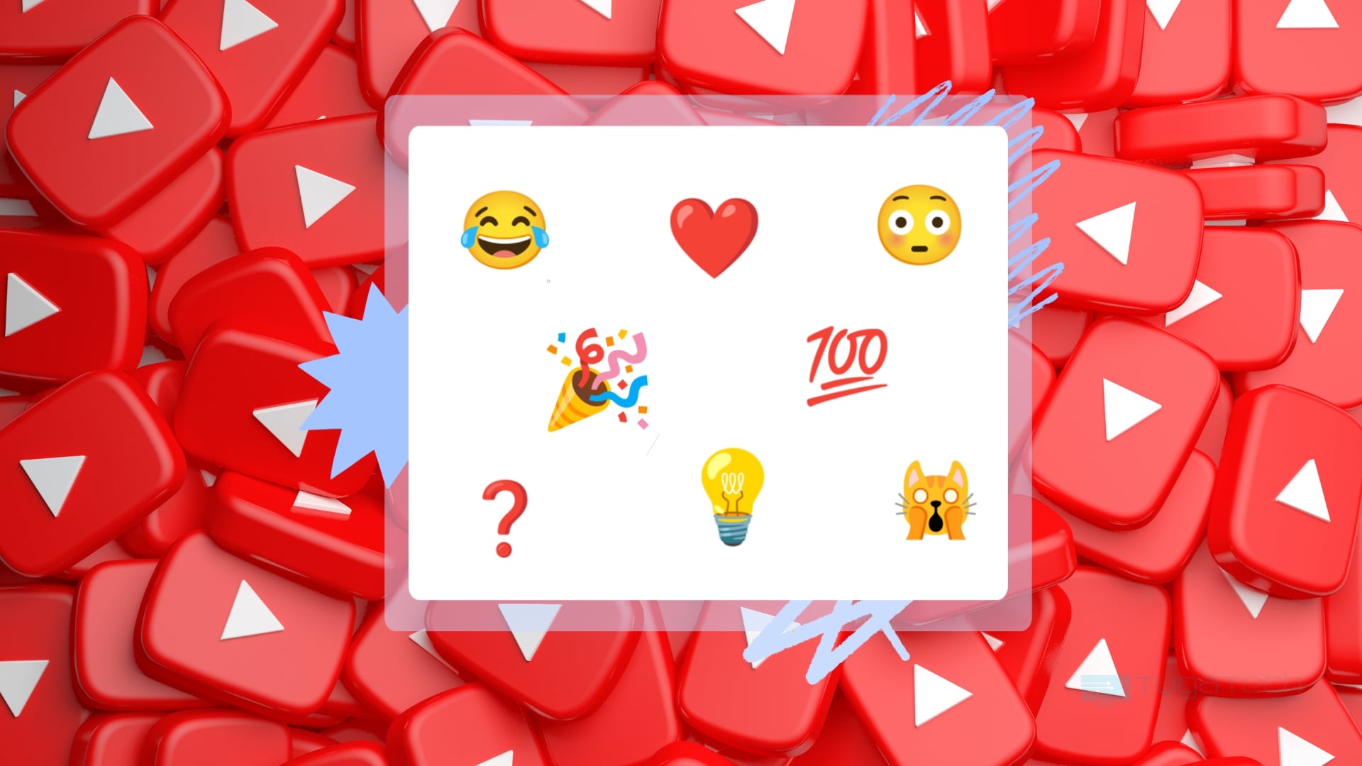 Emojis em vídeos do Youtube