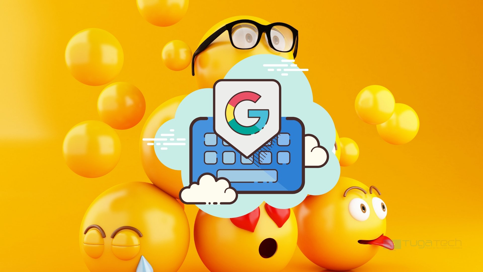 Google GBoard com emojis