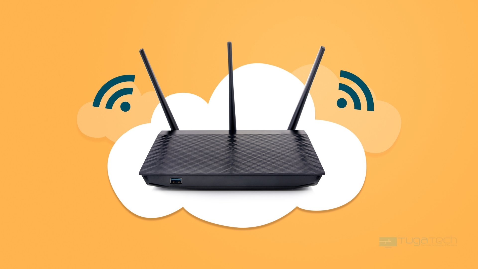 Router com sinal wifi