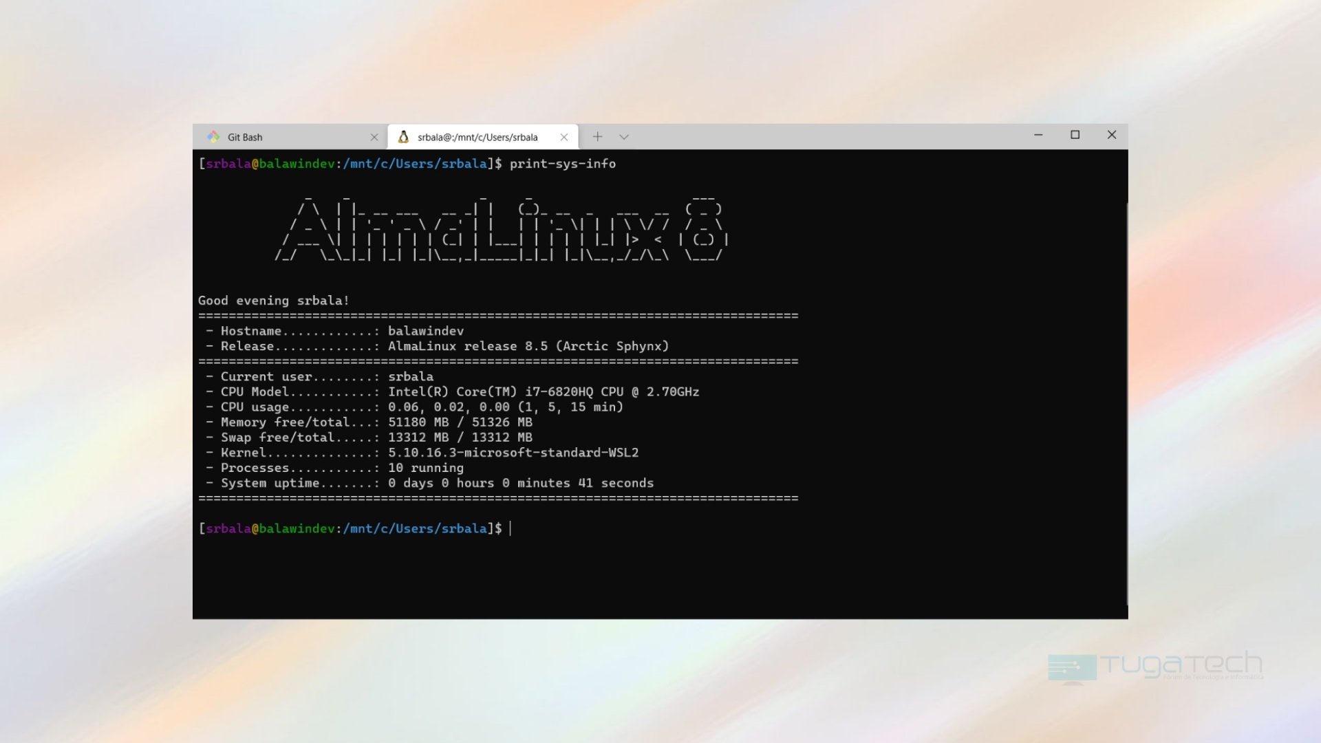 AlmaLinux WSL