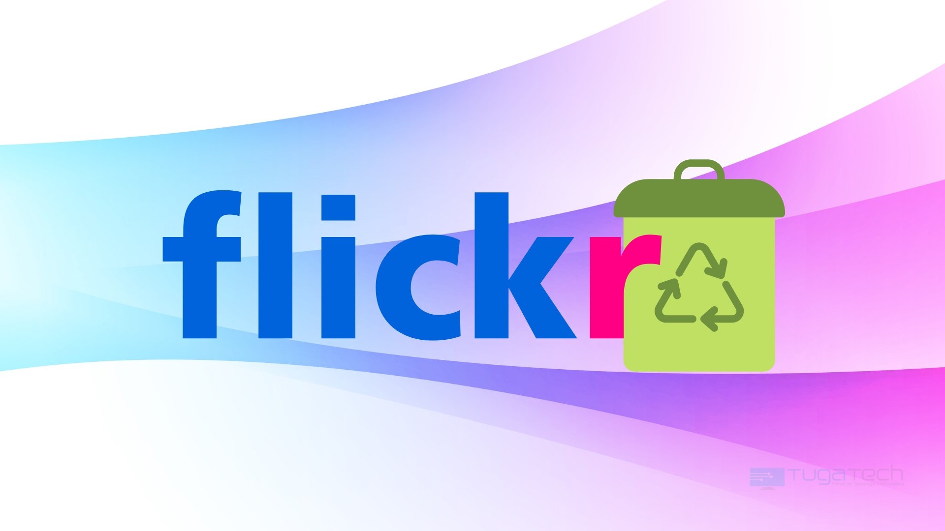 Flickr junto a lixo