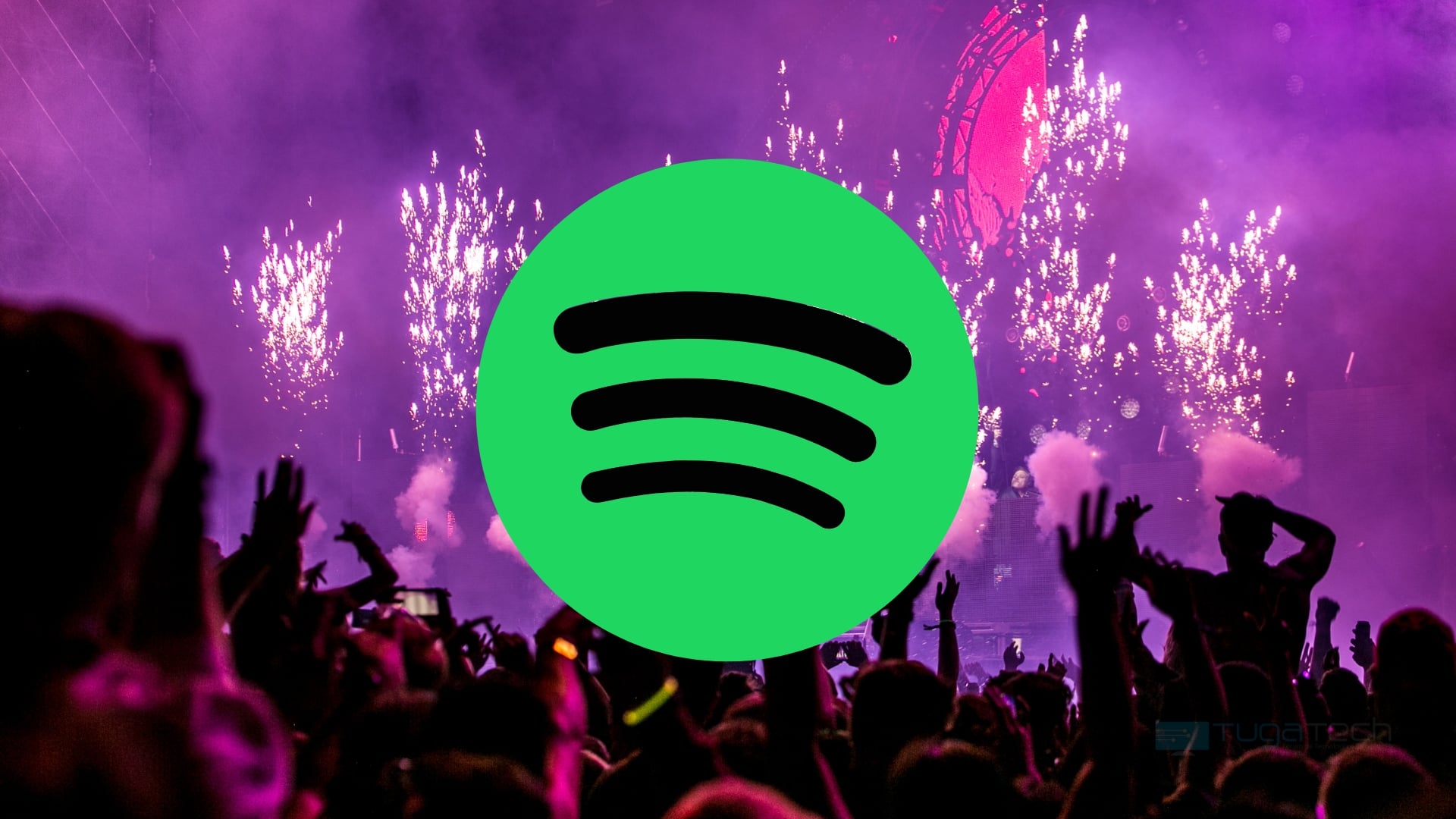 Spotify sobre concerto