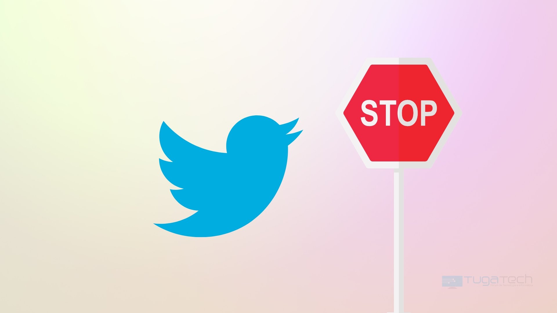 Twitter sobre sinal de stop