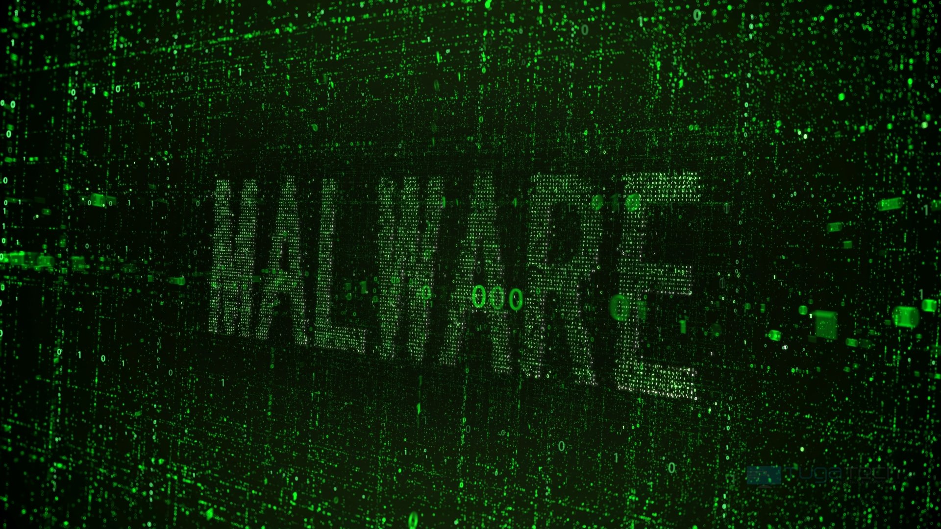Malware sobre código fonte verde