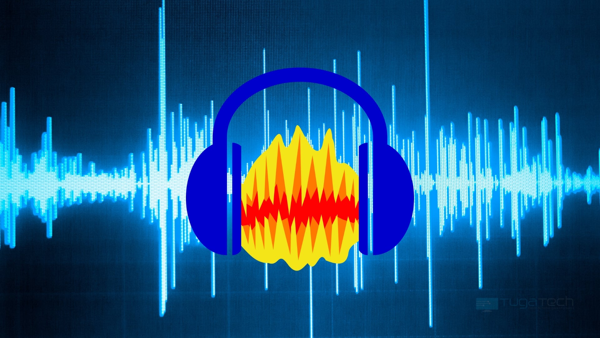 Audacity logo da aplicação