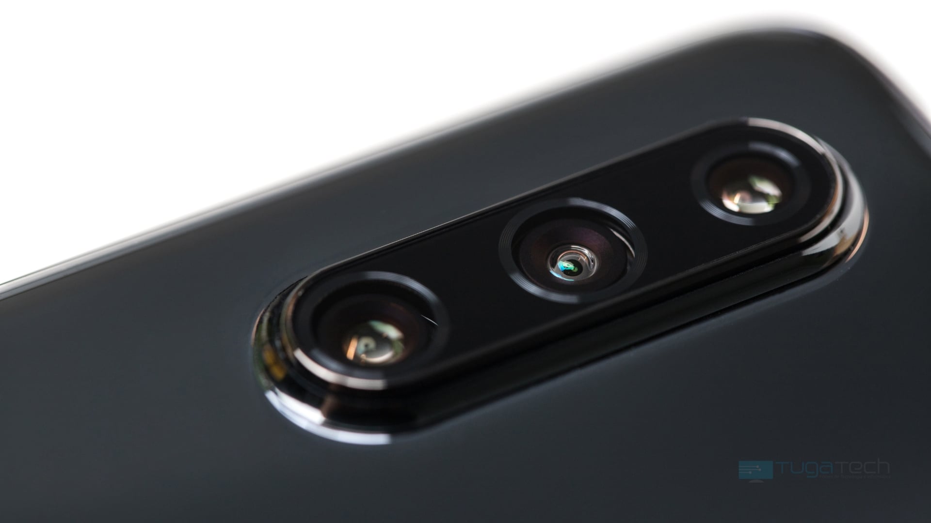 câmara de smartphone em destaque