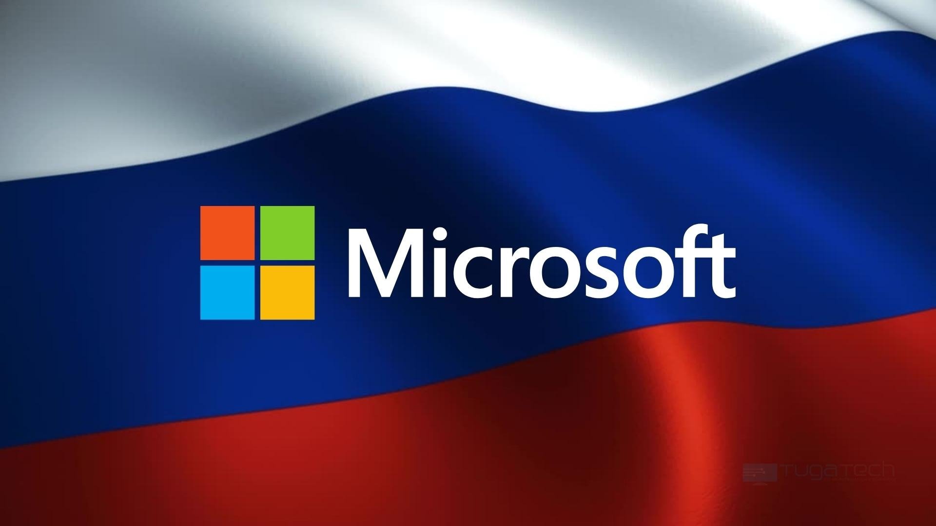 Microsoft sob a bandeira da Russia
