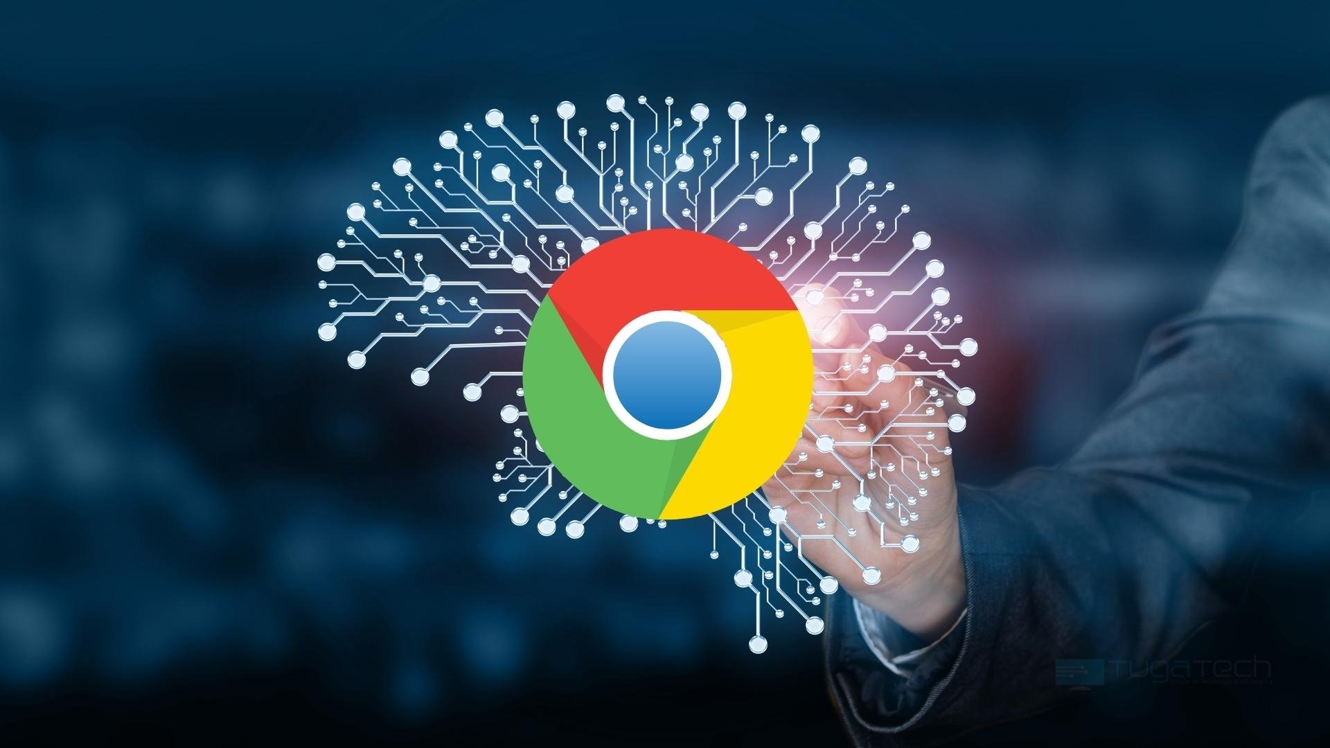 Google Chrome em mente de IA