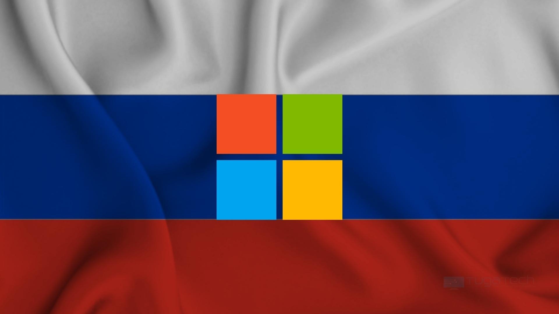 Microsoft sob bandeira da russia