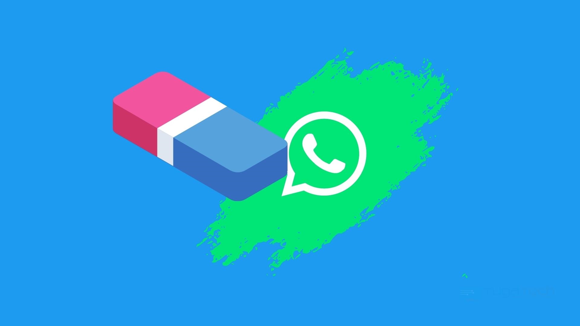 WhatsApp apagar mensagens