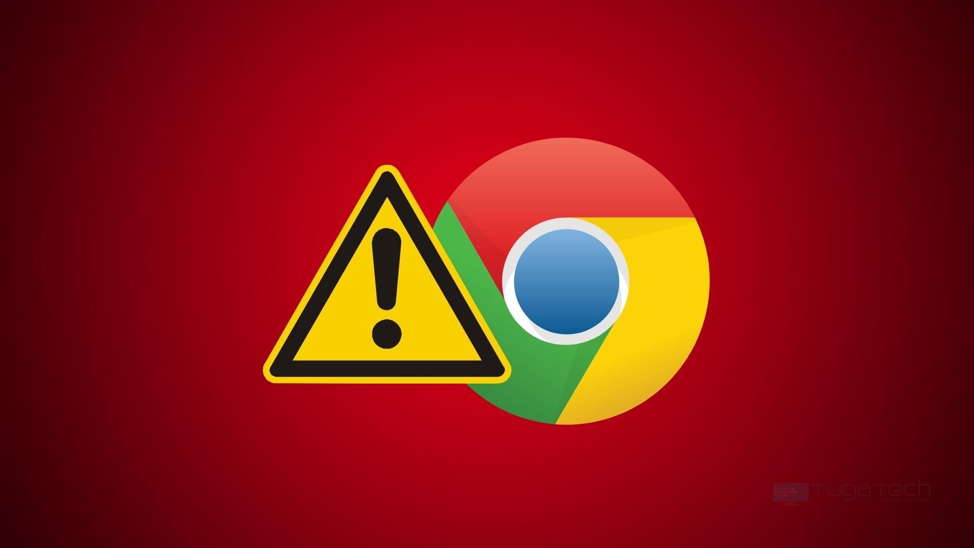 Chrome com malware