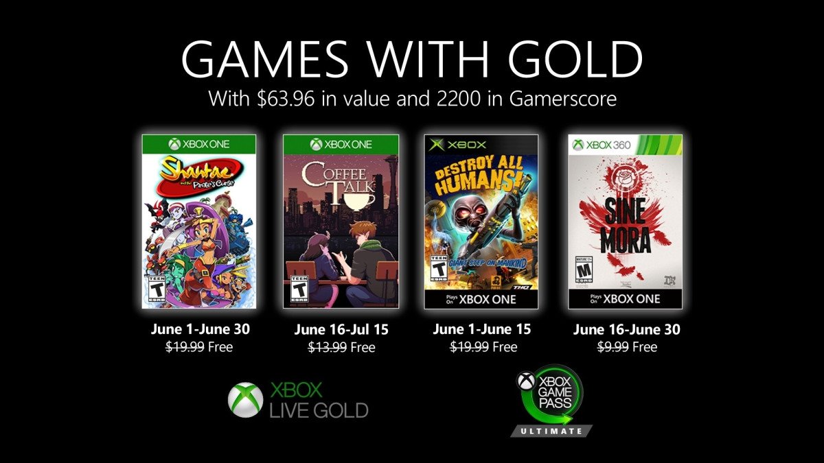Xbox games with gold