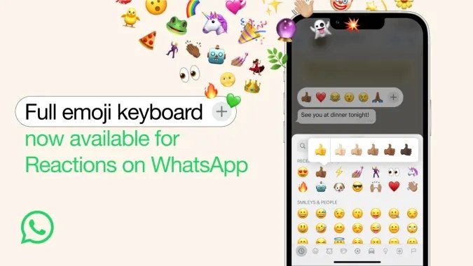 WhatsApp emojis reação