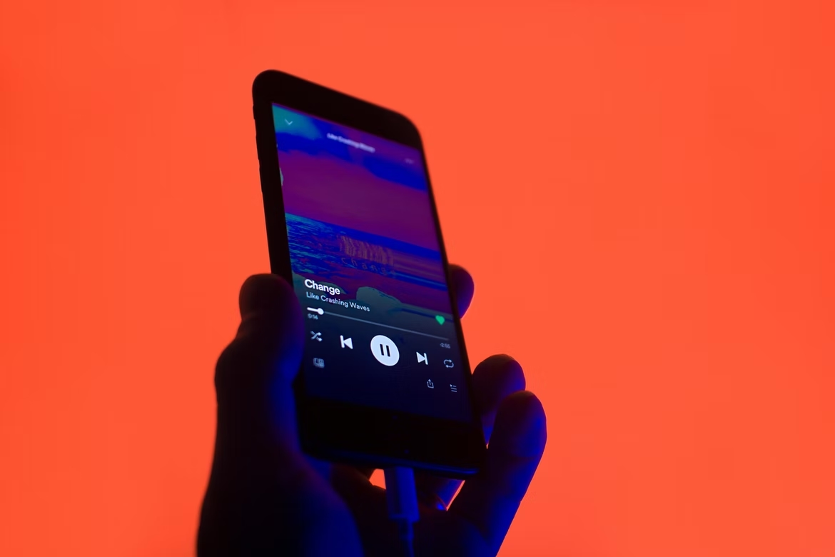 Spotify app smartphone