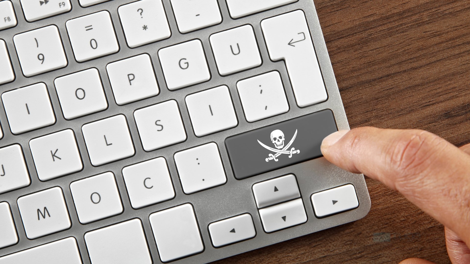 Pirataria em teclado