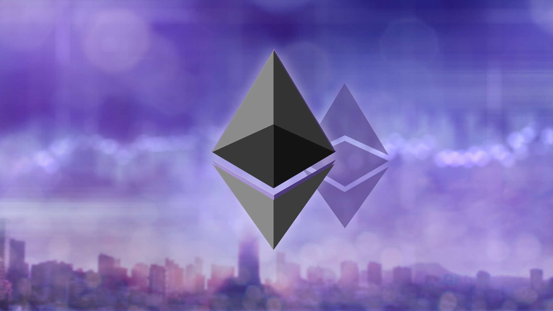 Ethereum logo da criptomoeda