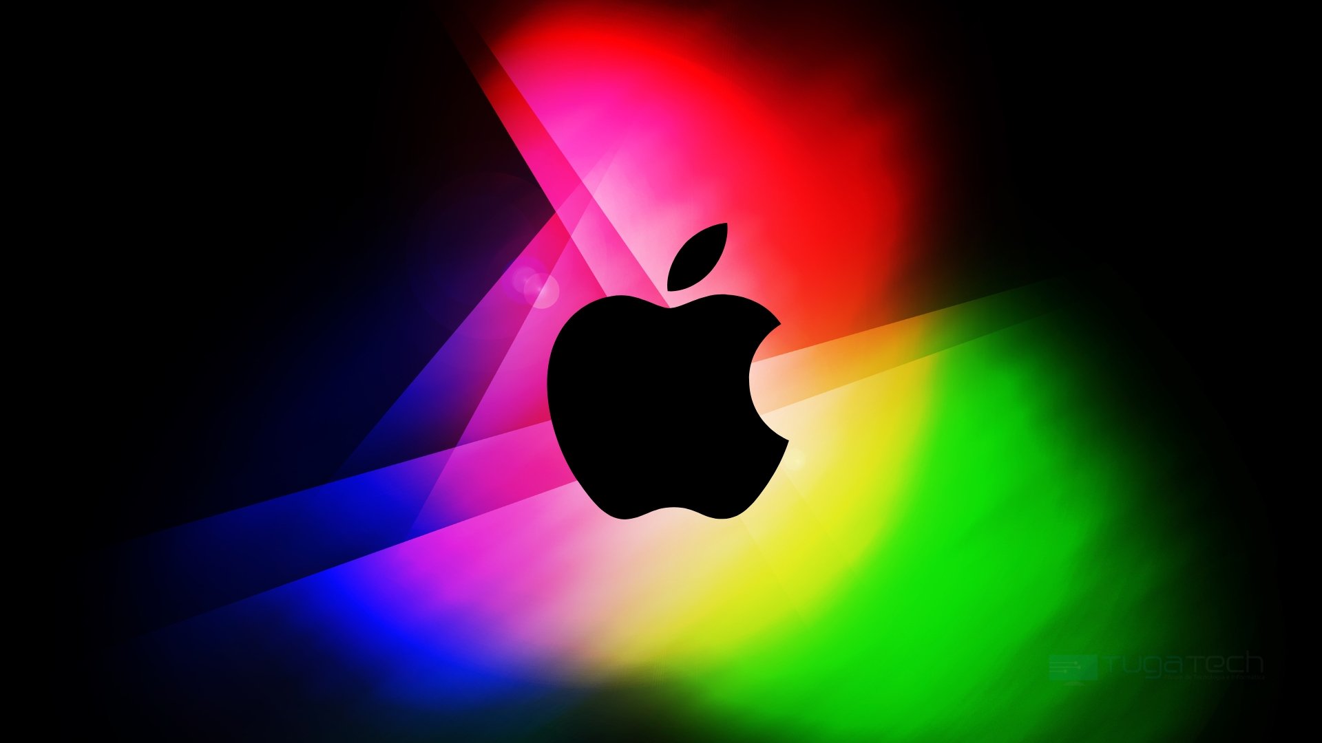 Apple sobre cores