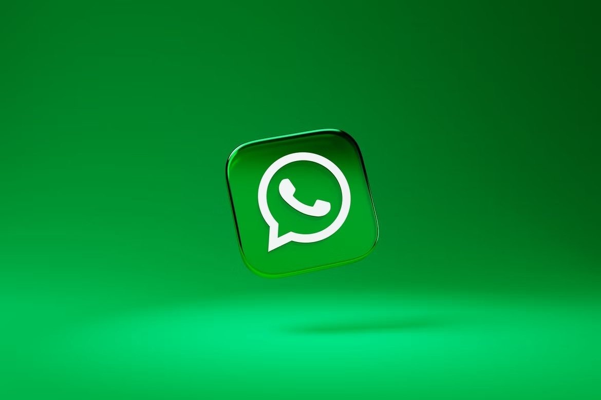WhatsApp logo 3d