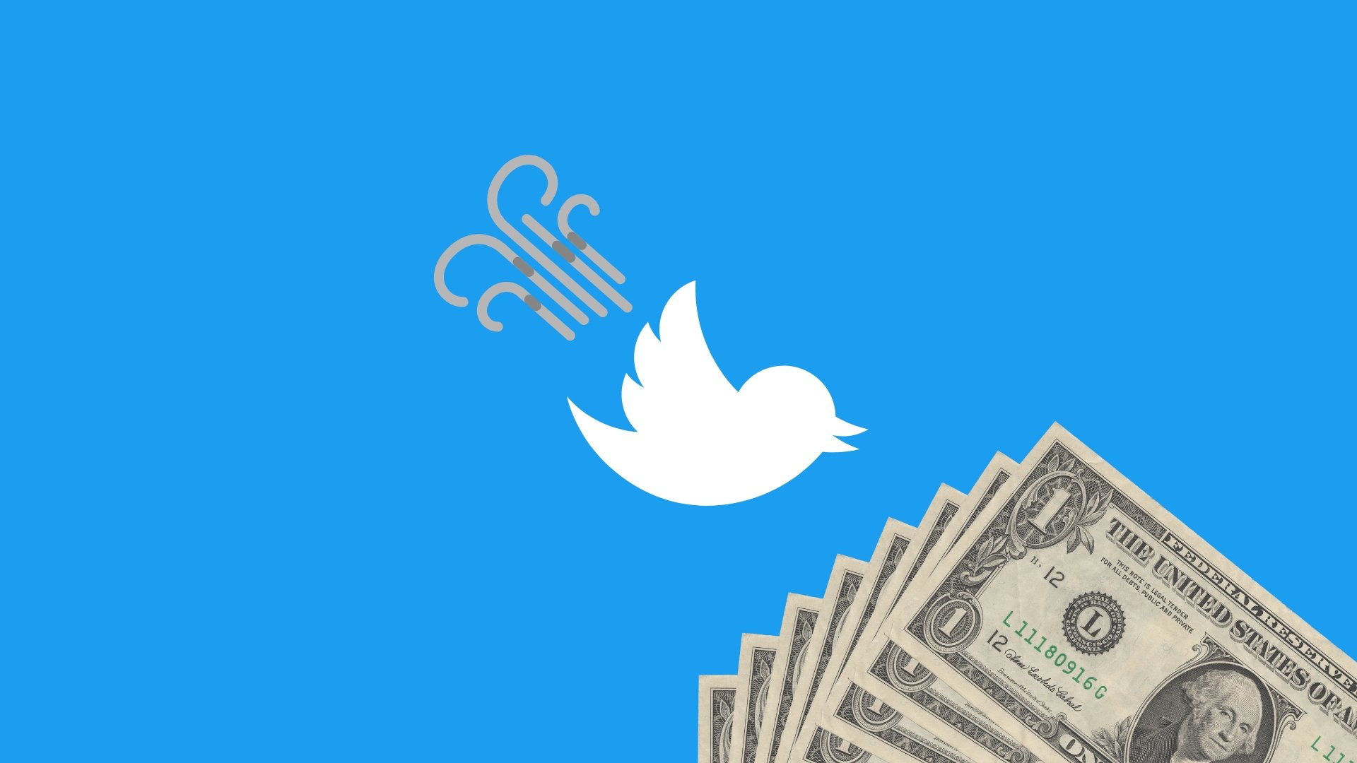 Twitter em queda por dinheiro