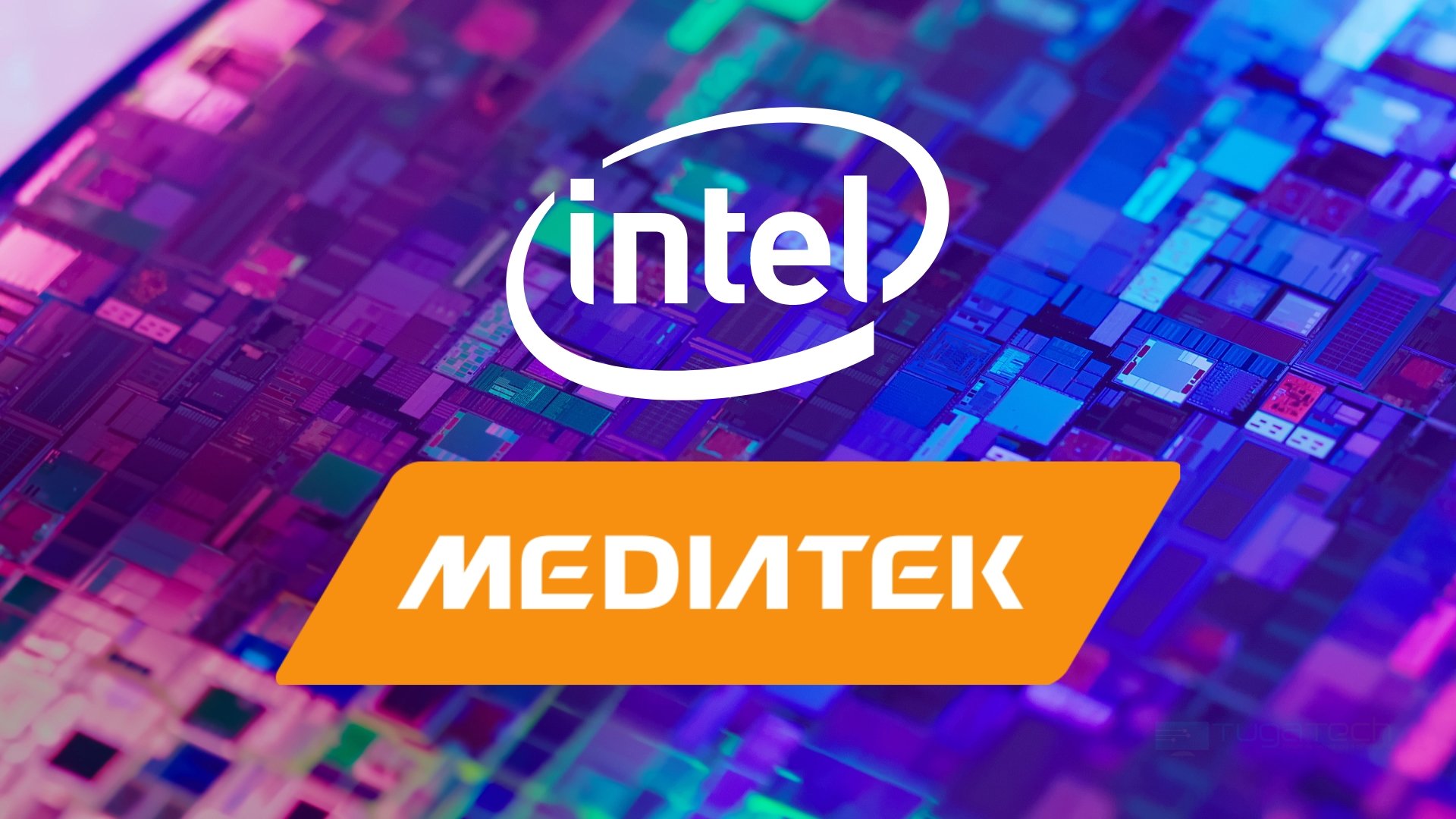 Intel e MediaTek logos