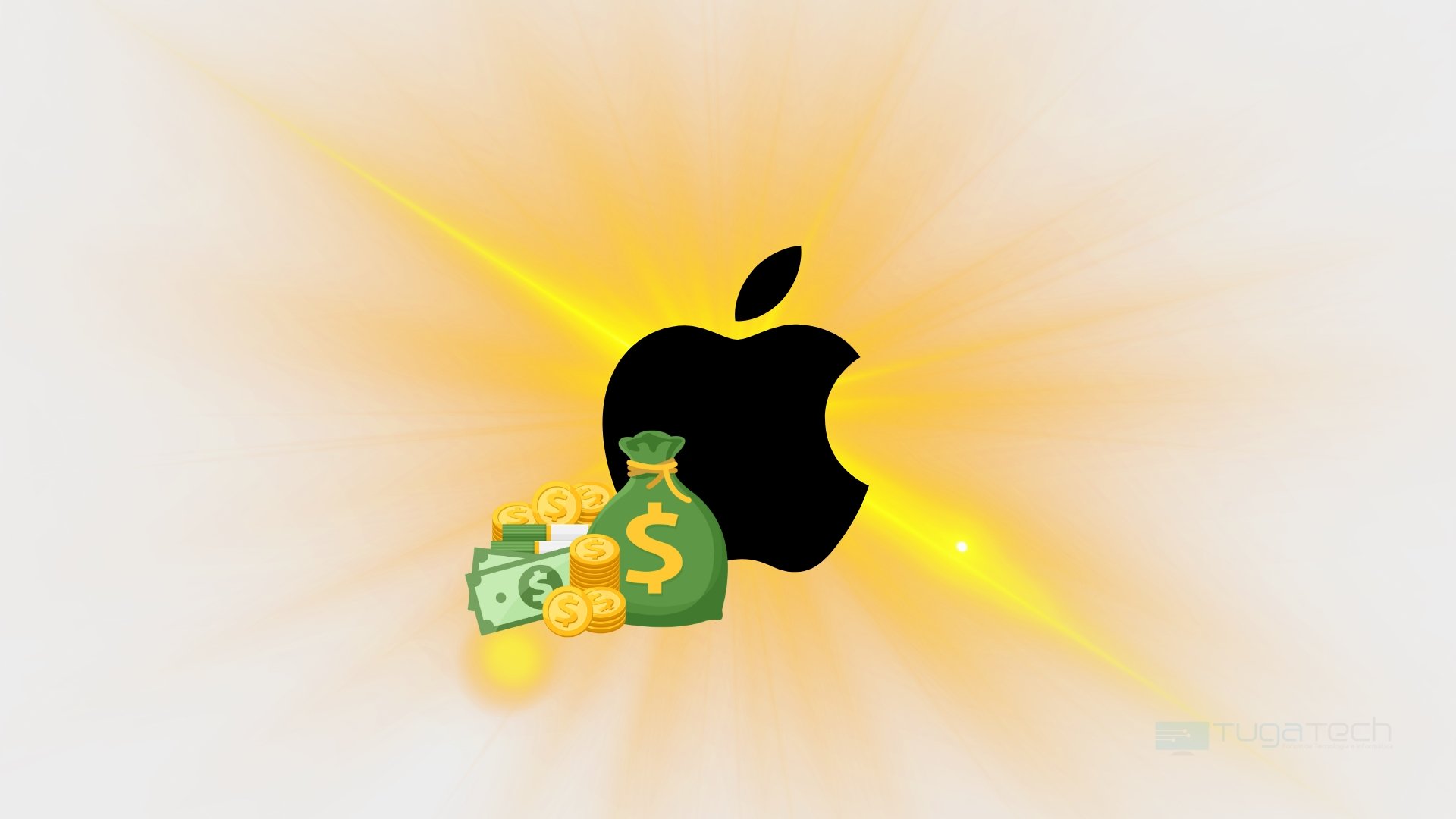Apple receitas com dinheiro