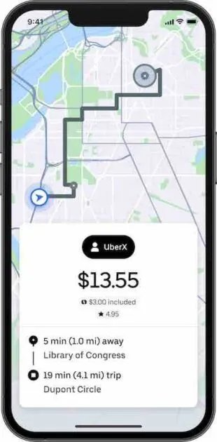valor da viagem na uber